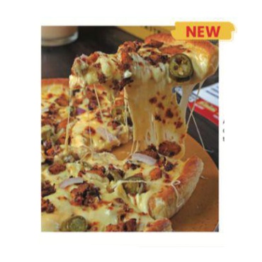Cheesy Mughlai Pizza